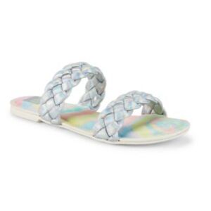 DV BY DOLCE VITA Girl's Careena Braided Flat Sandals Size: 2